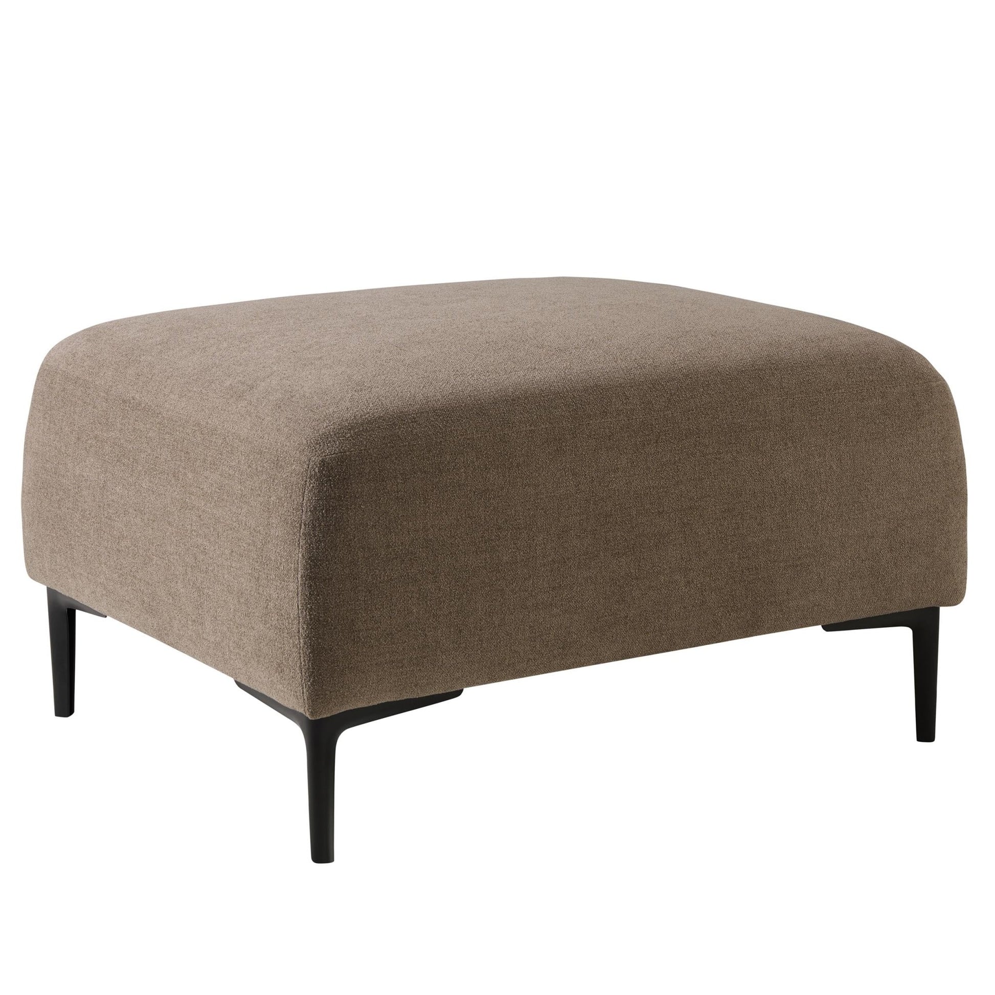 Malibu Pouffe - Chenille Mushroom - DUSK