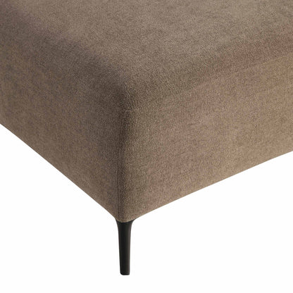 Malibu Pouffe - Chenille Mushroom - DUSK