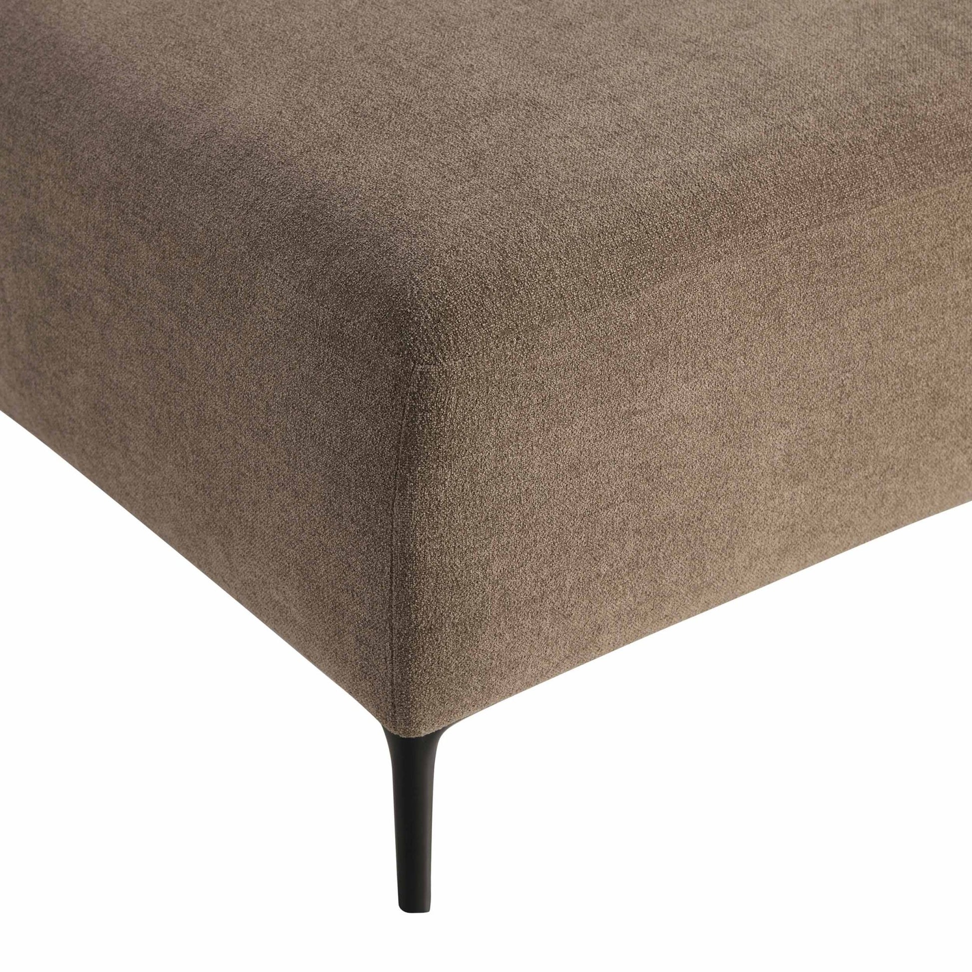 Malibu Pouffe - Chenille Mushroom - DUSK