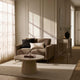 Malibu Small 2 Seater Sofa - Chenille Mushroom - DUSK