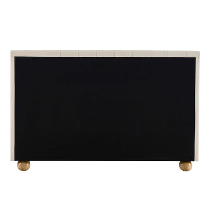Malmo Bed Frame - Cream Linen - DUSK
