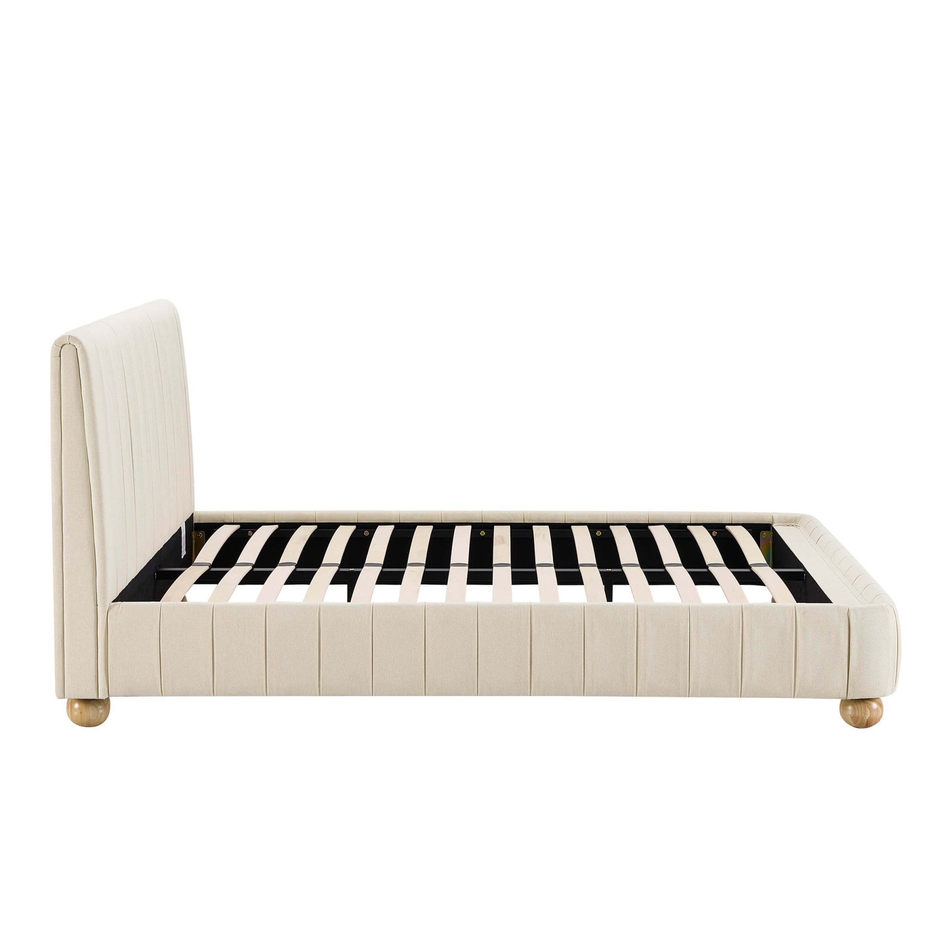Malmo Bed Frame - Cream Linen - DUSK