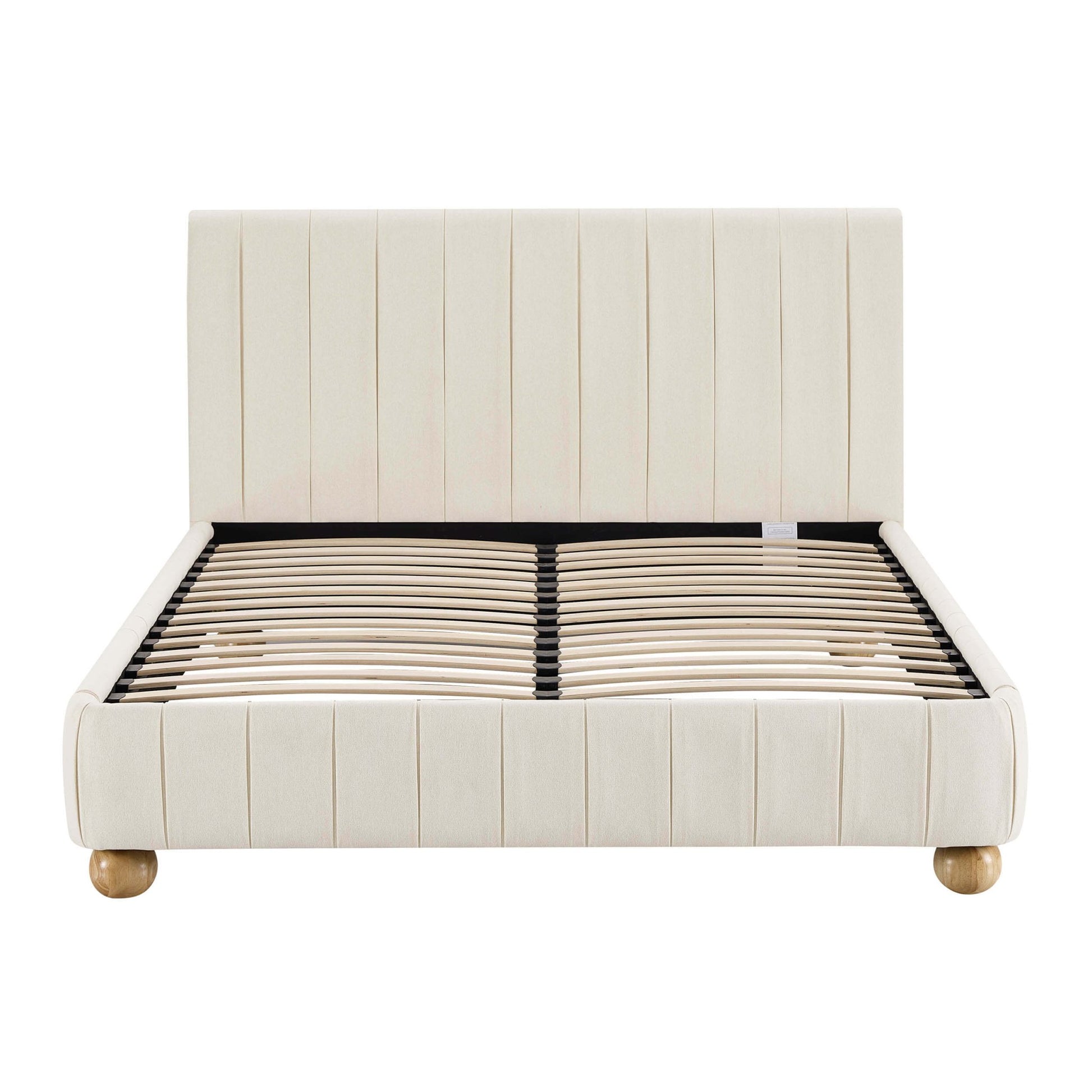 Malmo Bed Frame - Cream Linen - DUSK