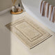 Malta Handwoven Border Bath Mat - Natural - DUSK