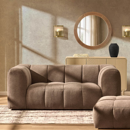 Manhattan 2 Seater Sofa - Chenille Mushroom - DUSK