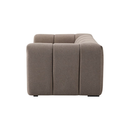Manhattan 2 Seater Sofa - Chenille Mushroom - DUSK