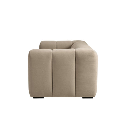 Manhattan 3 Seater Sofa - Chenille Oatmeal - DUSK