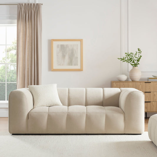 Manhattan 3 Seater Sofa - Stone - DUSK