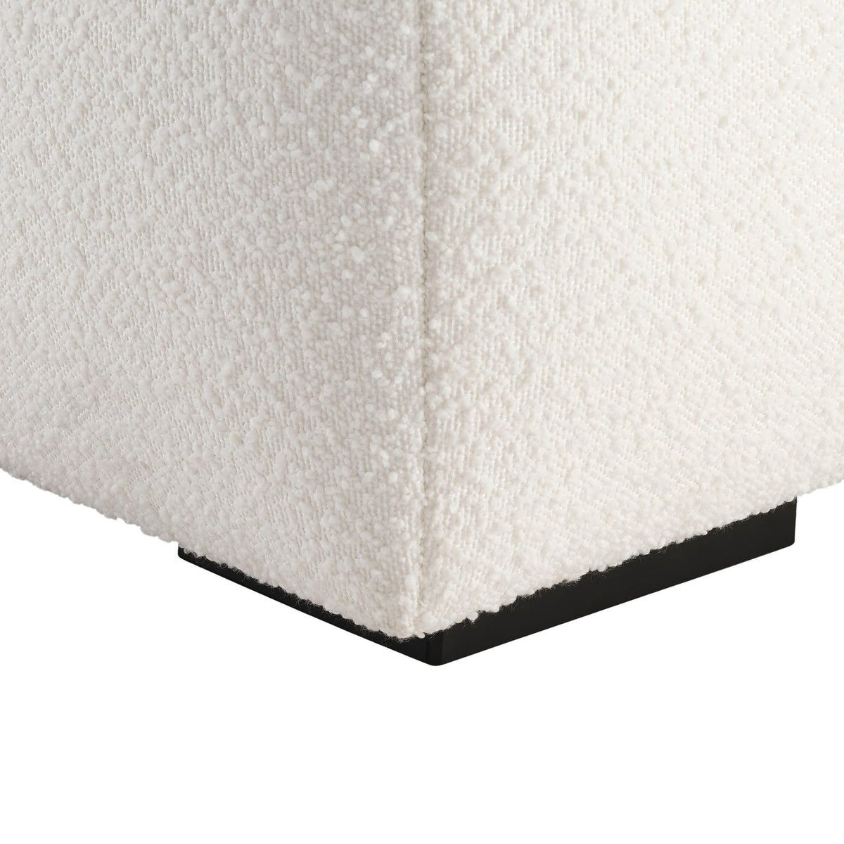 Manhattan Boucle Pouffe - Off White - DUSK