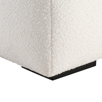 Manhattan Boucle Pouffe - Off White - DUSK