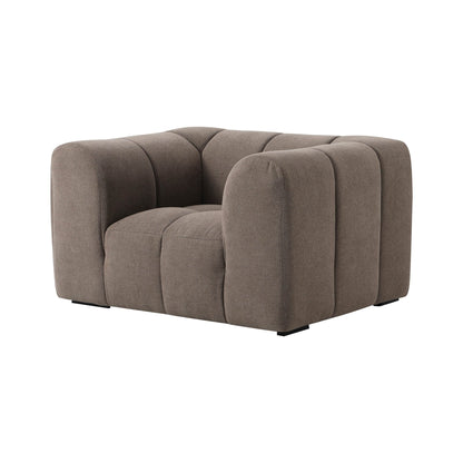 Manhattan Loveseat - Chenille Mushroom - DUSK