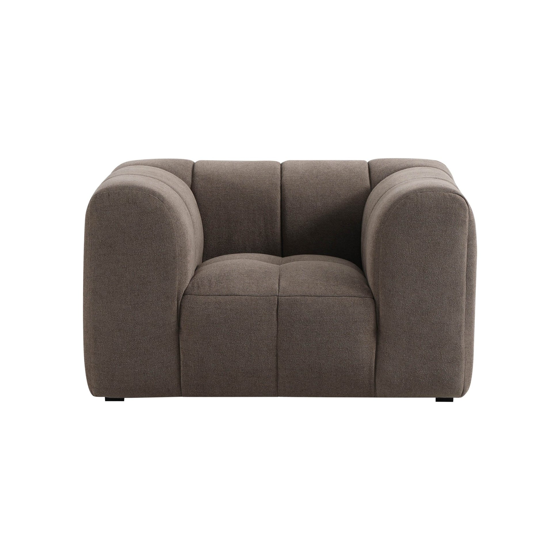 Manhattan Loveseat - Chenille Mushroom - DUSK