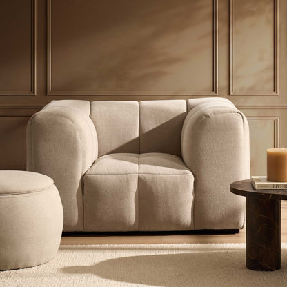 Manhattan Loveseat - Chenille Oatmeal - DUSK
