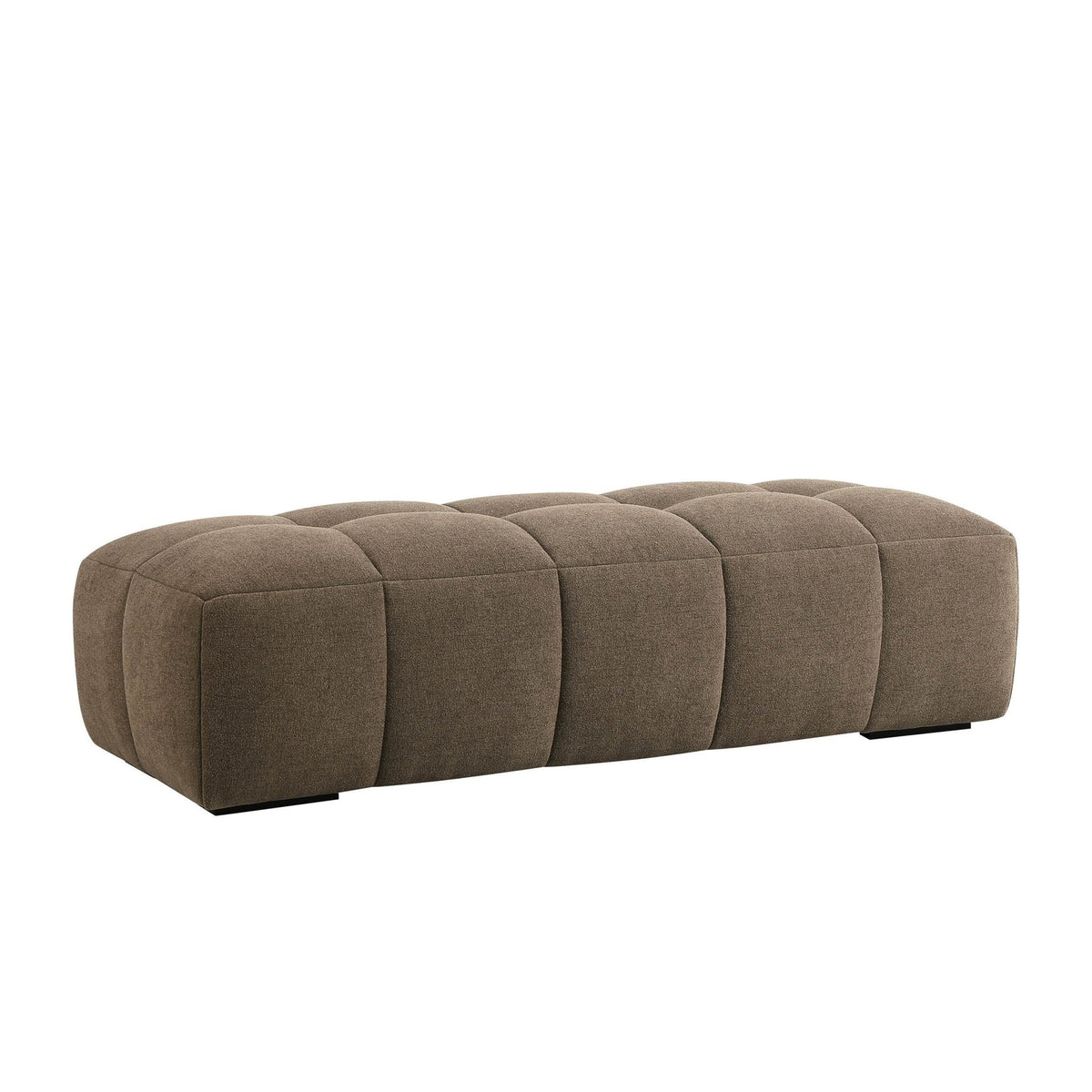 Manhattan Pouffe - Chenille Mushroom - DUSK