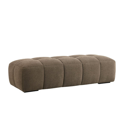 Manhattan Pouffe - Chenille Mushroom - DUSK