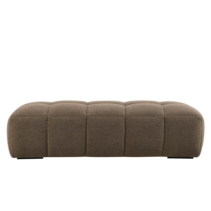 Manhattan Pouffe - Chenille Mushroom - DUSK