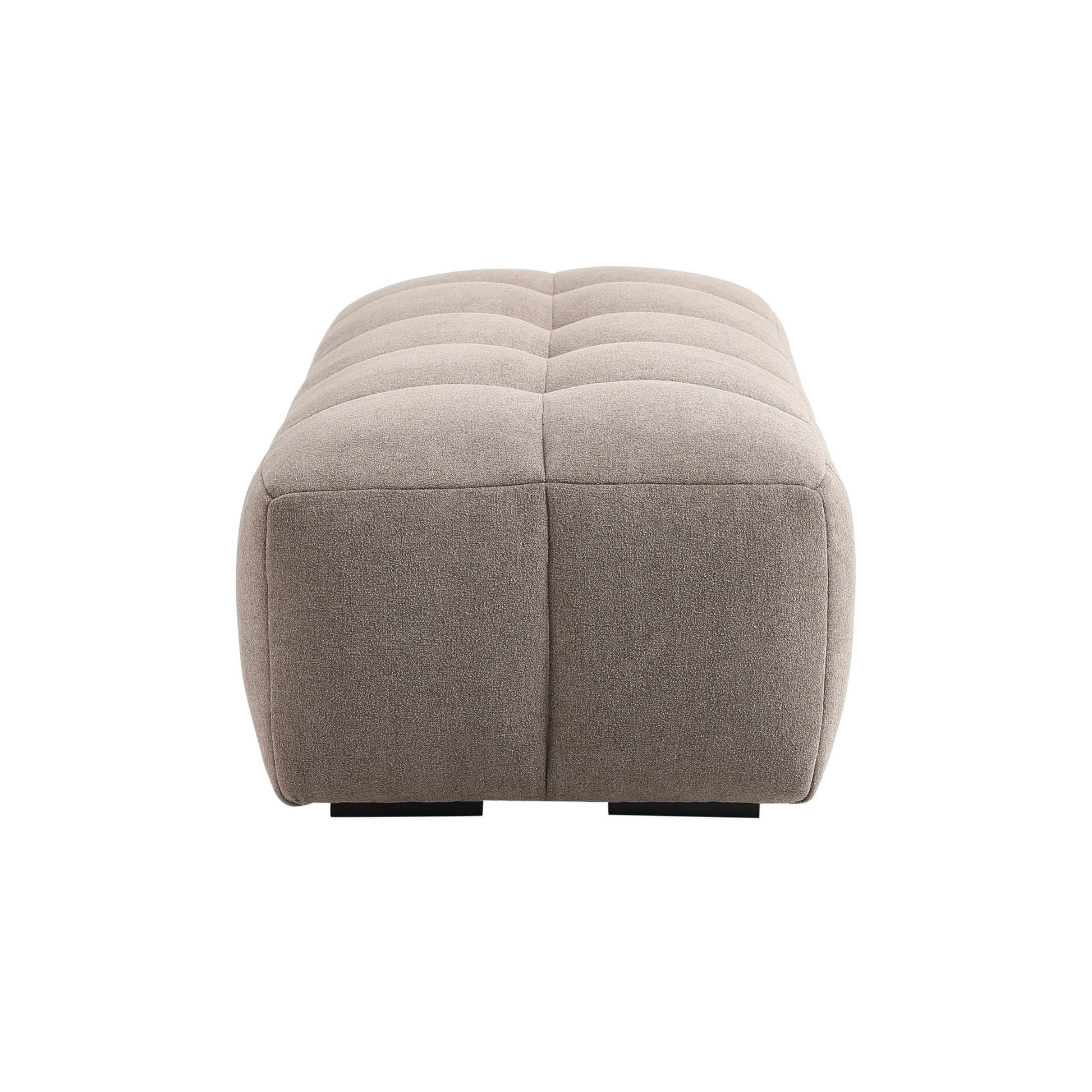 Manhattan Pouffe - Chenille Mushroom - DUSK