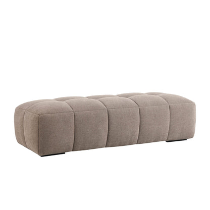Manhattan Pouffe - Chenille Mushroom - DUSK