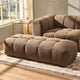 Manhattan Pouffe - Chenille Mushroom - DUSK