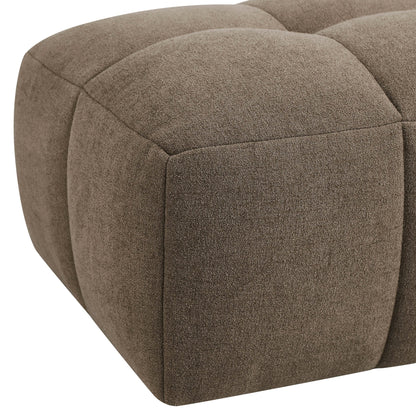 Manhattan Pouffe - Chenille Mushroom - DUSK