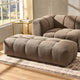 Manhattan Pouffe - Chenille Mushroom - DUSK