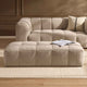 Manhattan Pouffe - Chenille Oatmeal - DUSK