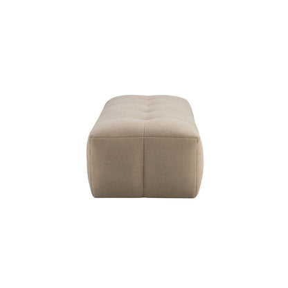 Manhattan Pouffe - Chenille Oatmeal - DUSK
