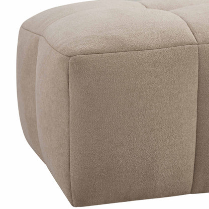 Manhattan Pouffe - Chenille Oatmeal - DUSK