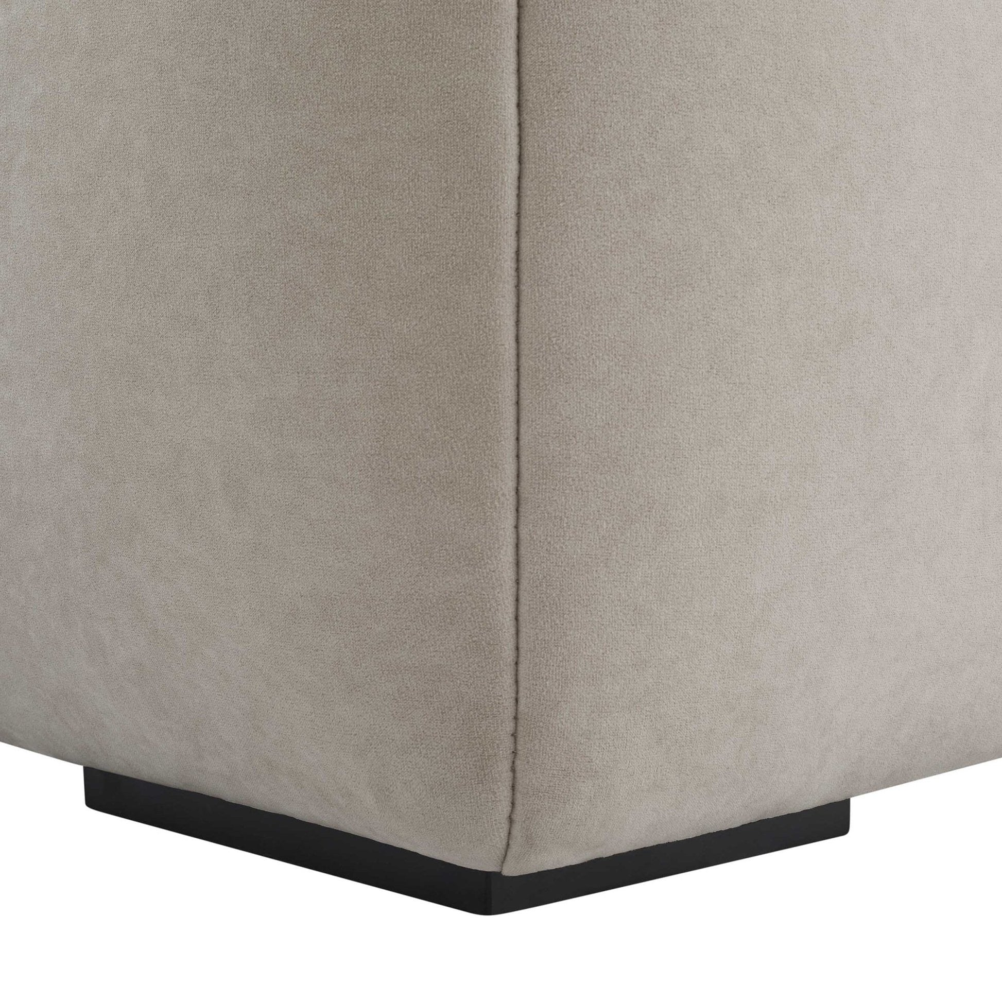 Manhattan Pouffe - Stone - DUSK