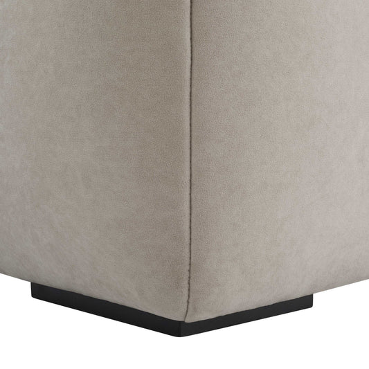 Manhattan Pouffe - Stone - DUSK