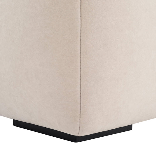 Manhattan Pouffe - Stone - DUSK