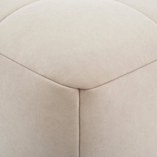 Manhattan Pouffe - Stone - DUSK