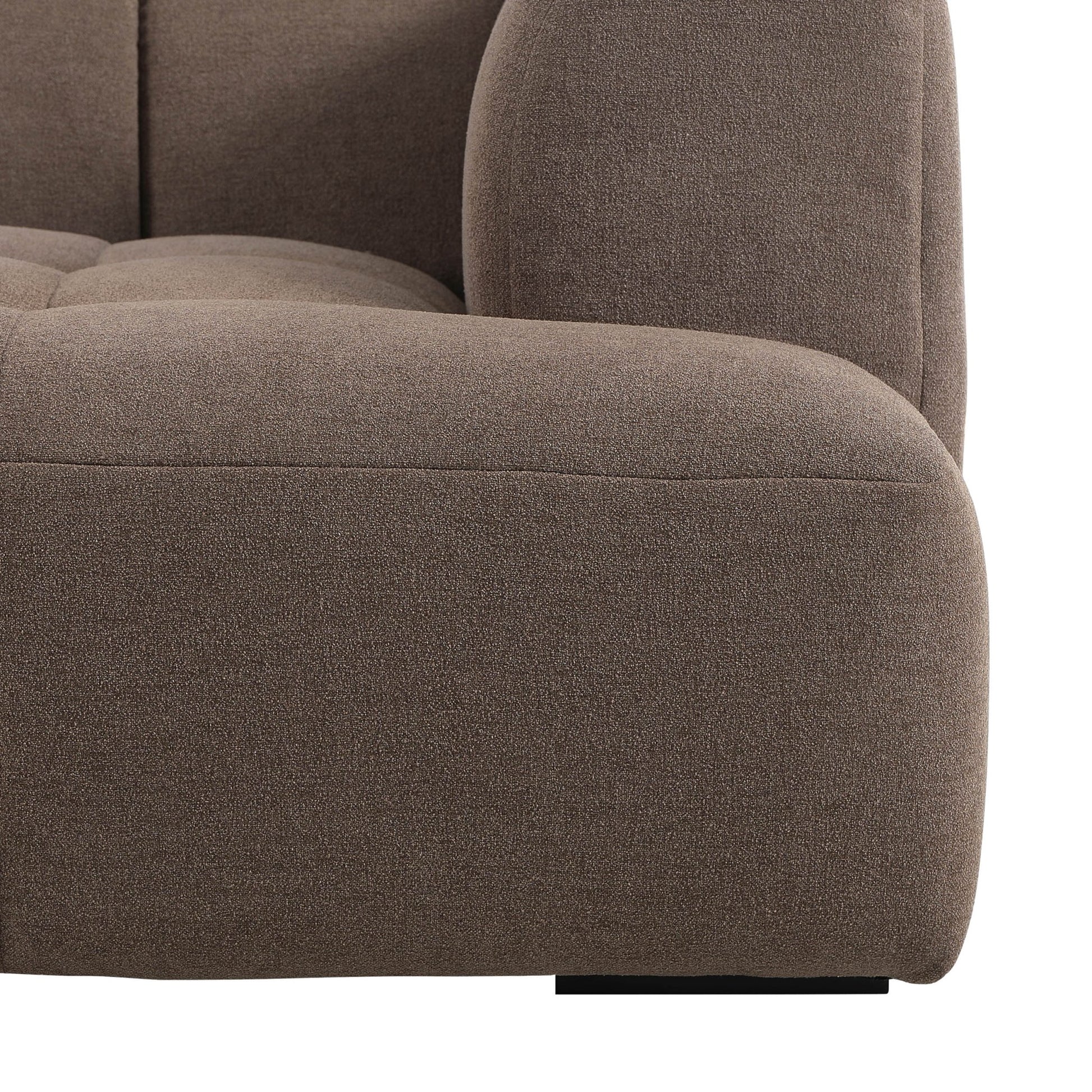 Manhattan Right Hand Chaise - Chenille Mushroom - DUSK