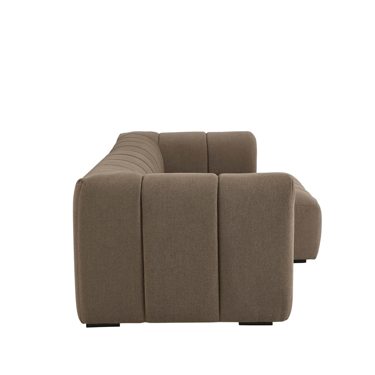Manhattan Right Hand Chaise Sofa - Chenille Mushroom - DUSK