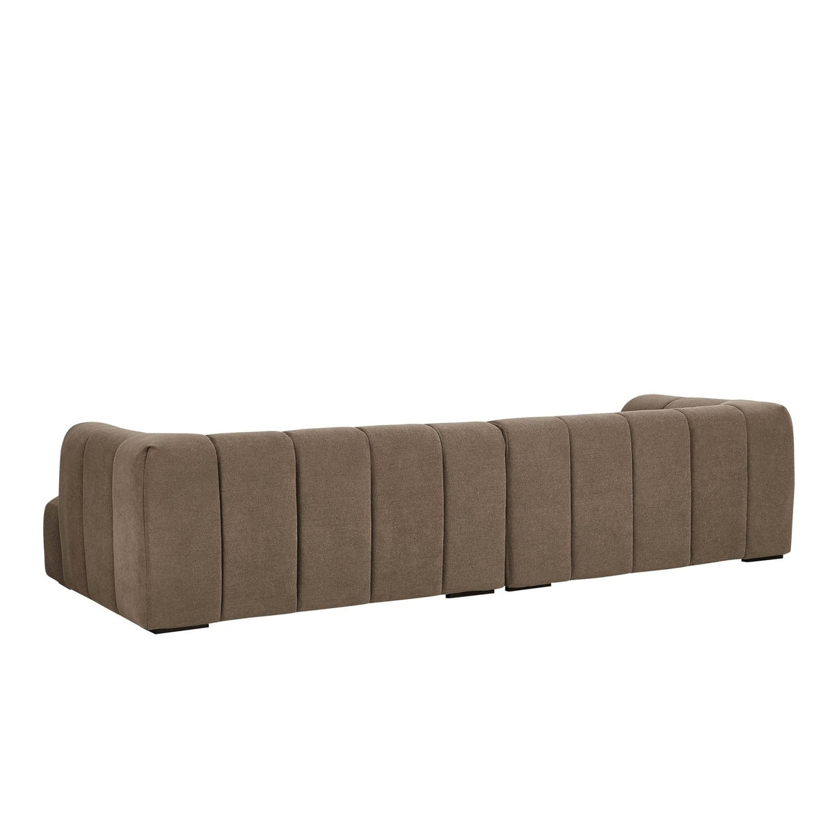 Manhattan Right Hand Chaise Sofa - Chenille Mushroom - DUSK