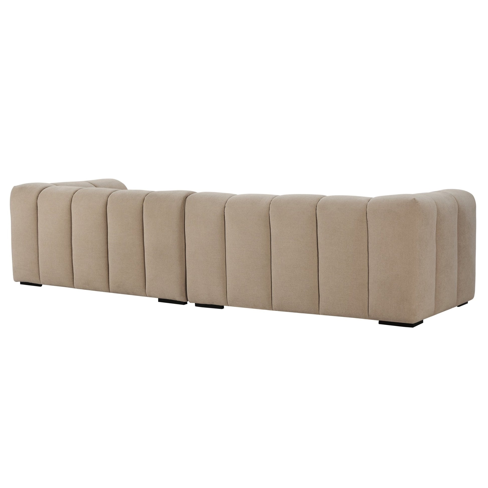 Manhattan Right Hand Chaise Sofa - Chenille Oatmeal - DUSK