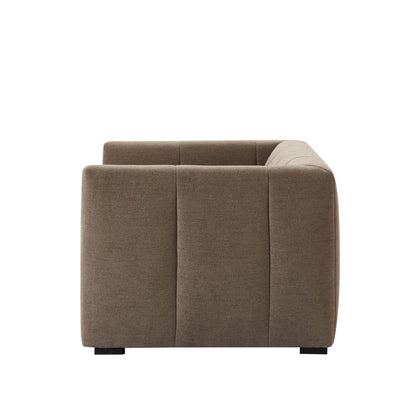 Manhattan Small 2 Seater Sofa - Chenille Mushroom - DUSK