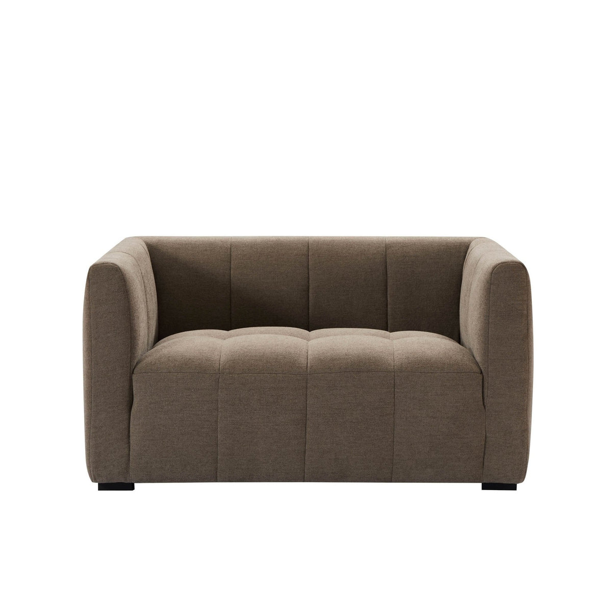 Manhattan Small 2 Seater Sofa - Chenille Mushroom - DUSK