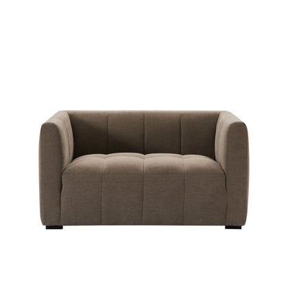 Manhattan Small 2 Seater Sofa - Chenille Mushroom - DUSK