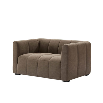 Manhattan Small 2 Seater Sofa - Chenille Mushroom - DUSK