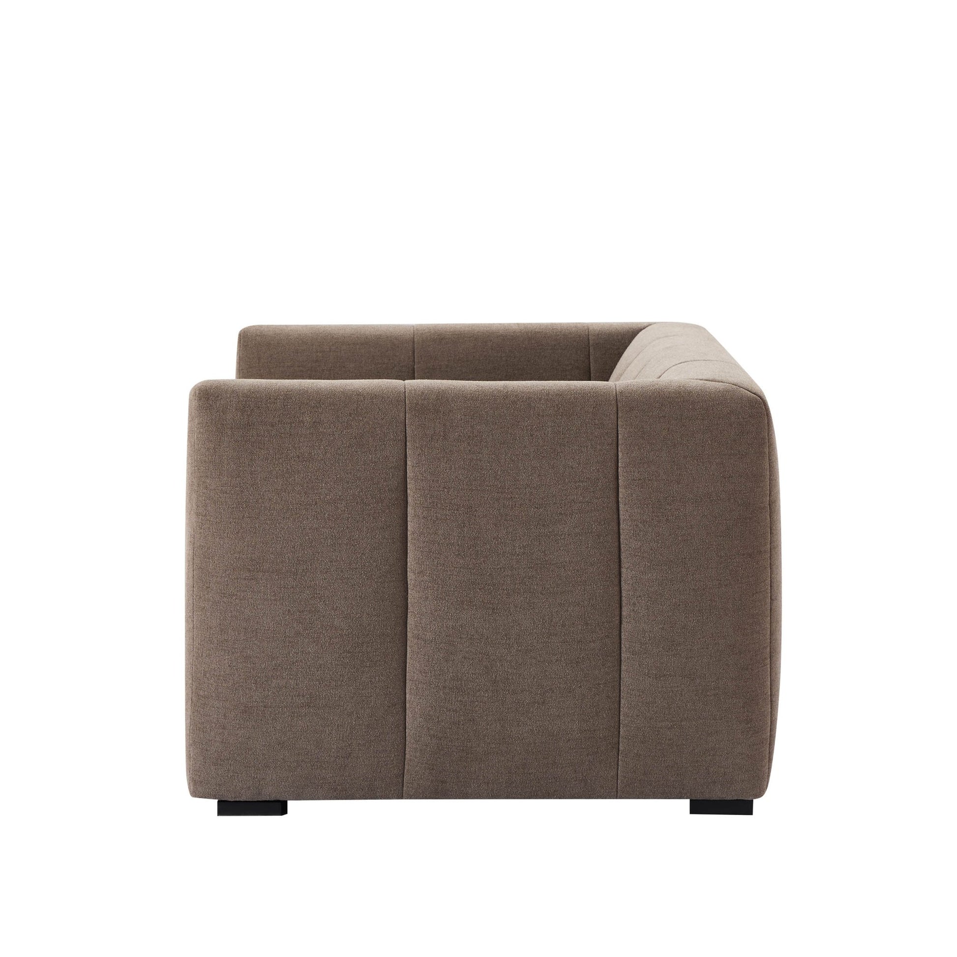 Manhatten Compact 2 Seater Sofa - Chenille Mushroom - DUSK