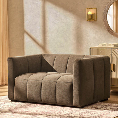 Manhatten Compact 2 Seater Sofa - Chenille Mushroom - DUSK