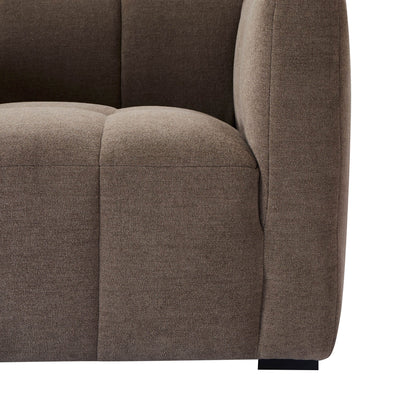 Manhatten Compact 2 Seater Sofa - Chenille Mushroom - DUSK