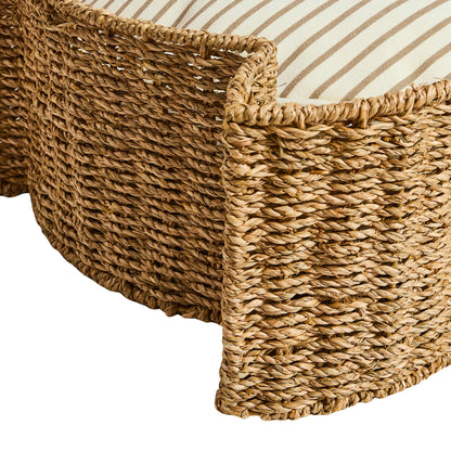 Maple Cat Shaped Seagrass Multi-use Storage Basket/ Bed - Natural - DUSK