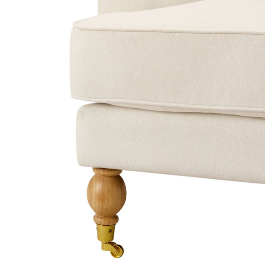 Mara Armchair - Cream Linen - DUSK