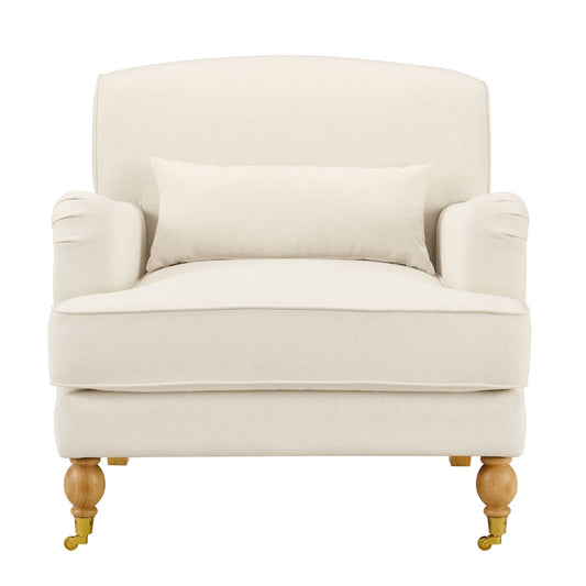 Mara Armchair - Cream Linen - DUSK
