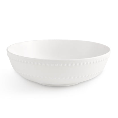 Margalo Beaded Set of 4 Cereal Bowls - White - DUSK