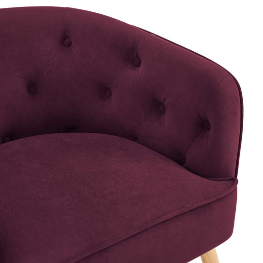 Margo Accent Chair - Berry - DUSK