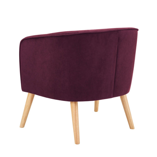 Margo Accent Chair - Berry - DUSK