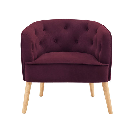 Margo Accent Chair - Berry - DUSK